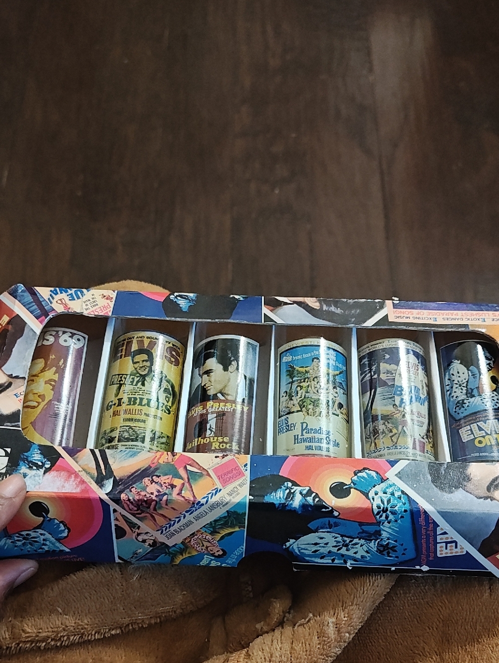 Elvis Presley Collector Shot Glass Set - Multicolor Graphics